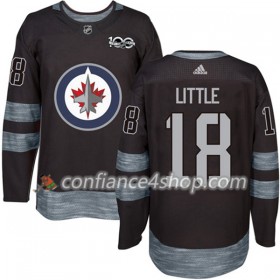 Adidas Maillot de Hockey Winnipeg Jets Bryan Little 18 1917-2017 100th Anniversary Noir Authentic - Homme